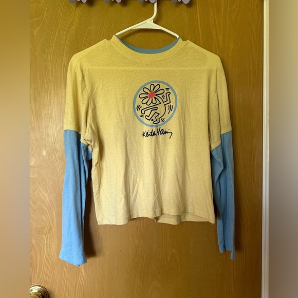 Keith Haring Tshirt Long Sleeve - Picture 1 of 4